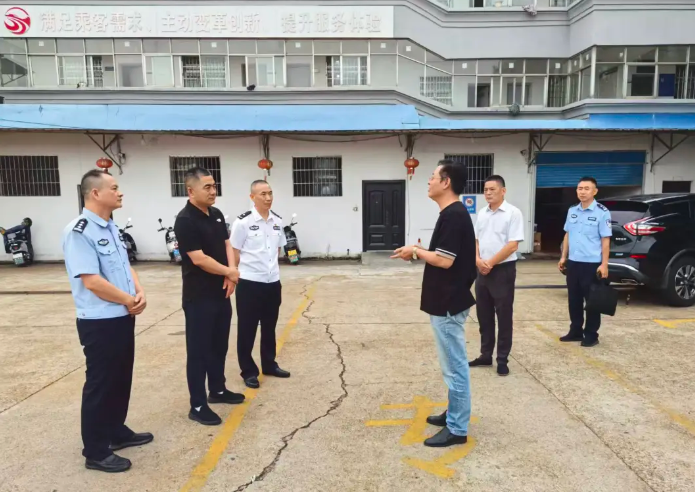 新余公司：公安部調研新余公司車輛管理和安保工作