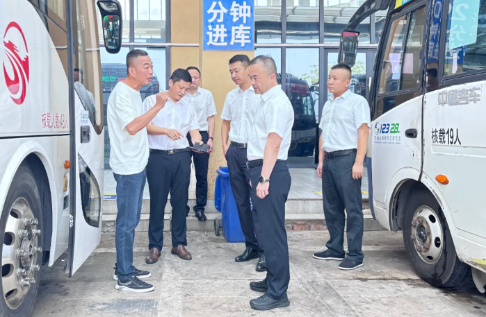 劉磊、占梁赴鄱陽長運調研指導